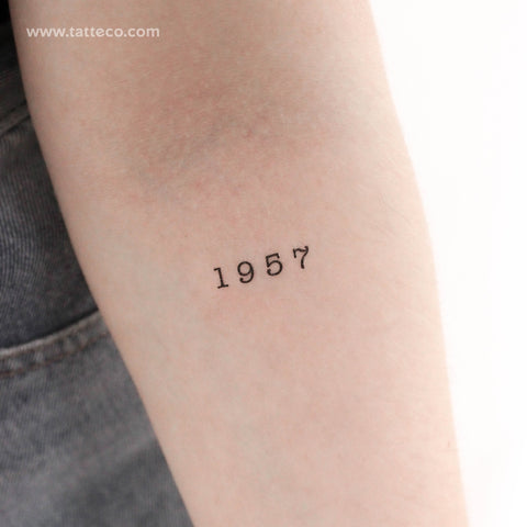 1957 Temporary Tattoo - Set of 3