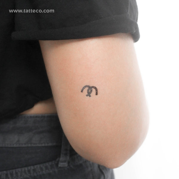 Horseshoe Couple Temporary Tattoo - Set of 3