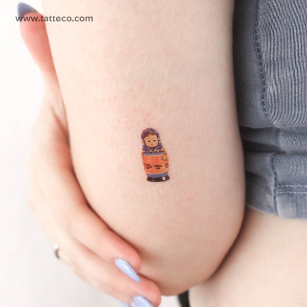 Matryoshka Temporary Tattoo - Set of 3