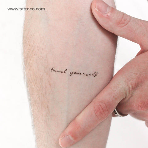 Trust Yourself Temporary Tattoo - Set of 3