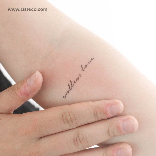 Endless Love Temporary Tattoo - Set of 3