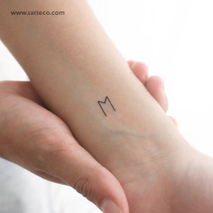 Ehwaz Rune Temporary Tattoo - Set of 3