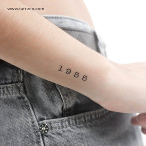 1955 Temporary Tattoo - Set of 3