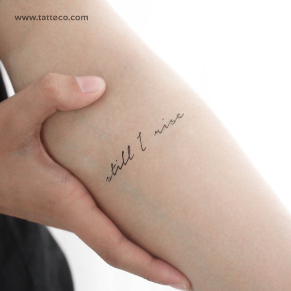 Still I Rise Temporary Tattoo - Set of 3