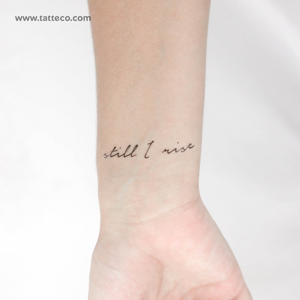 Still I Rise Temporary Tattoo - Set of 3