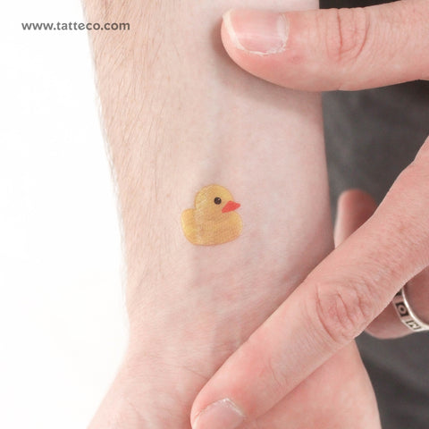 Bath Ducky Temporary Tattoo - Set of 3