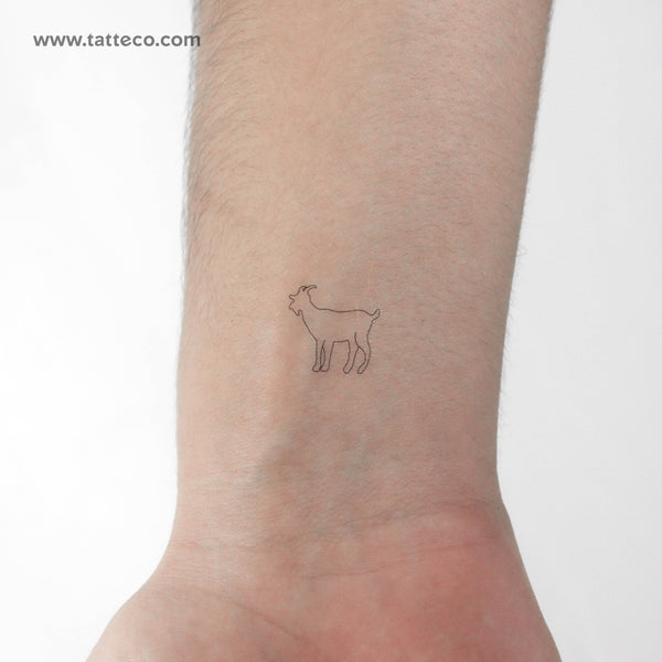 Little Goat Temporary Tattoo - Set of 3