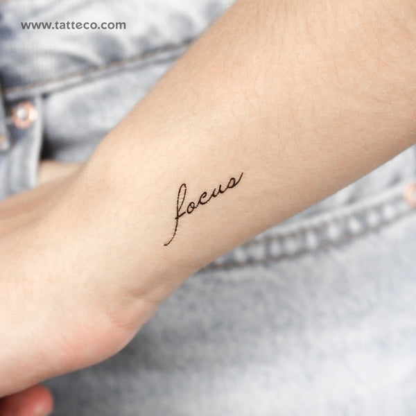 Focus Temporary Tattoo - Set of 3