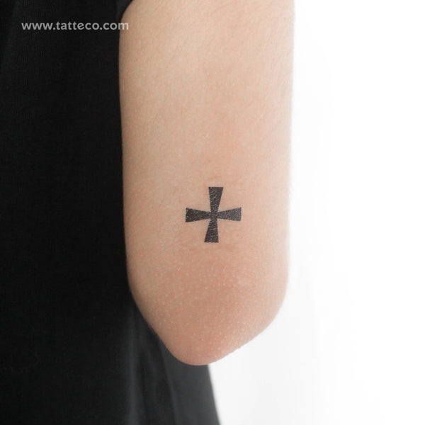 Cossack Cross Temporary Tattoo - Set of 3