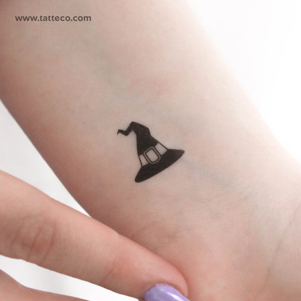 Witch's Hat Temporary Tattoo - Set of 3