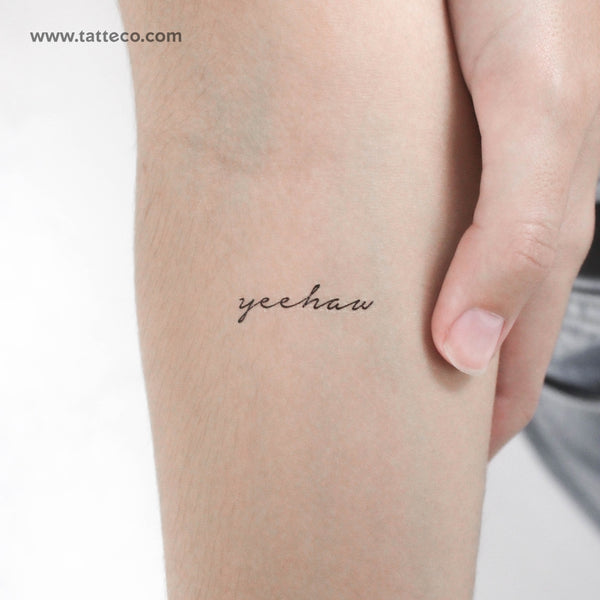 Yeehaw Temporary Tattoo - Set of 3