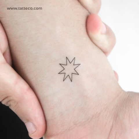 Ishtar Star Temporary Tattoo - Set of 3