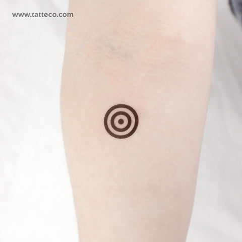 Target Temporary Tattoo - Set of 3