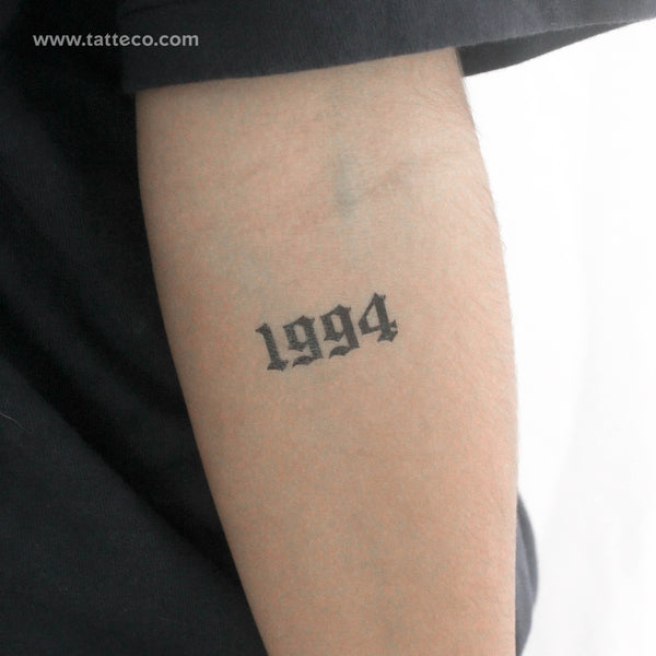 Gothic 1994 Temporary Tattoo - Set of 3