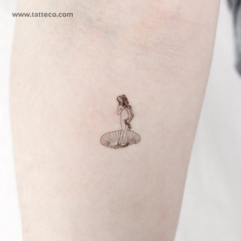 Little Botticelli's Venus Temporary Tattoo - Set of 3