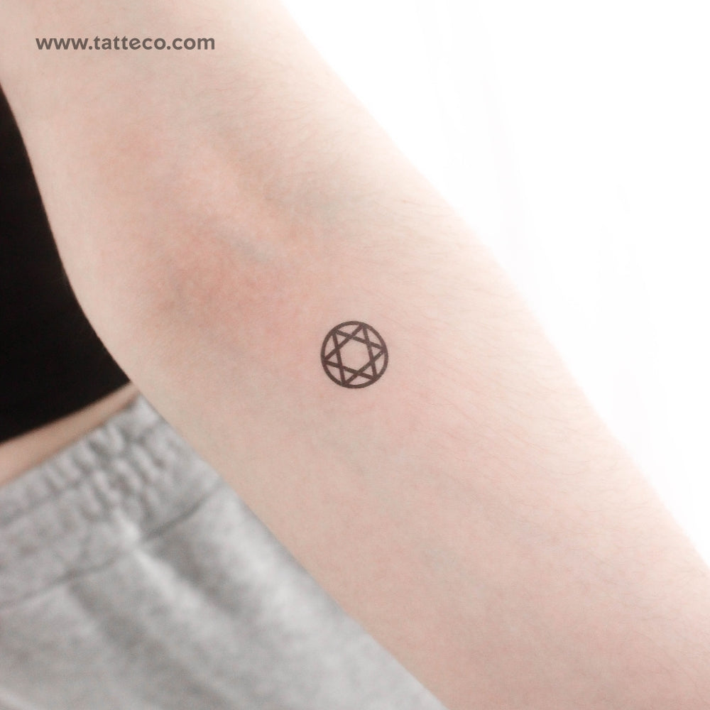 Seal Of Solomon Temporary Tattoo - Set of 3