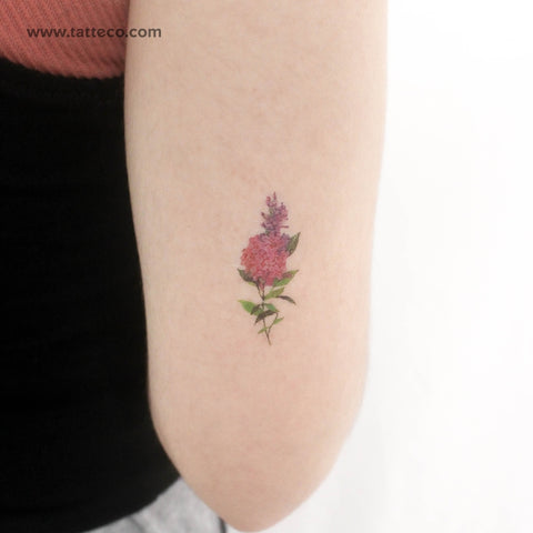 Lilac Temporary Tattoo - Set of 3