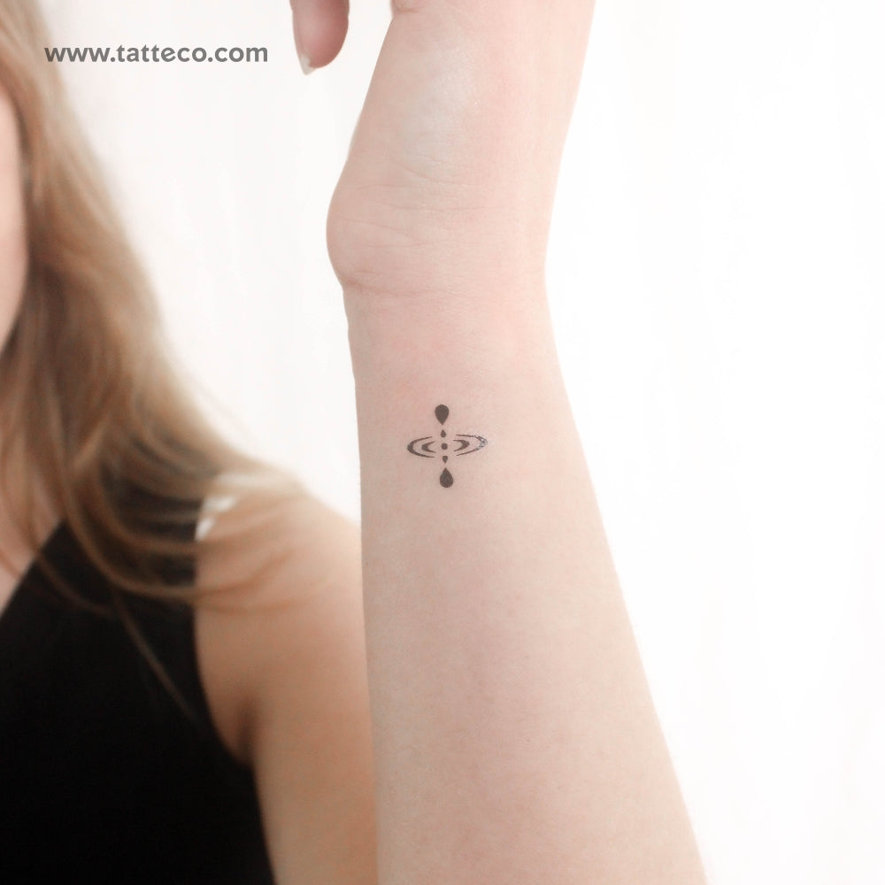 Little Mindfulness Symbol Temporary Tattoo - Set of 3