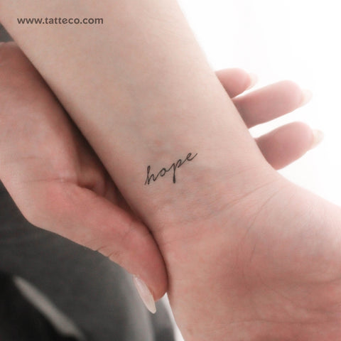 Hope Temporary Tattoo - Set of 3