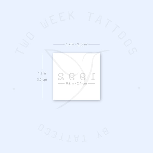 1992 Semi-Permanent Tattoo - Set of 2