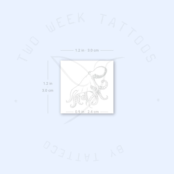Octopus Semi-Permanent Tattoo - Set of 2