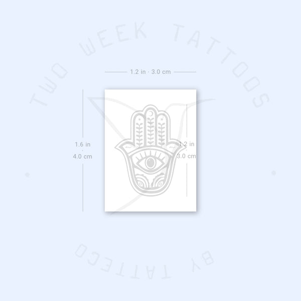 Hamsa Semi-Permanent Tattoo - Set of 2