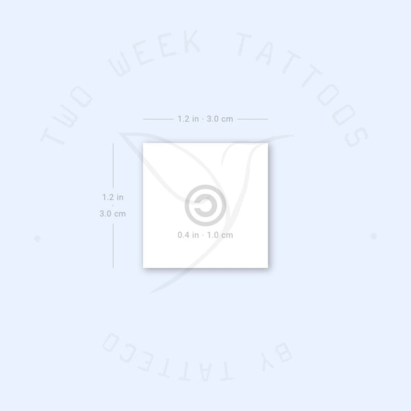 Copyright Symbol Semi-Permanent Tattoo - Set of 2