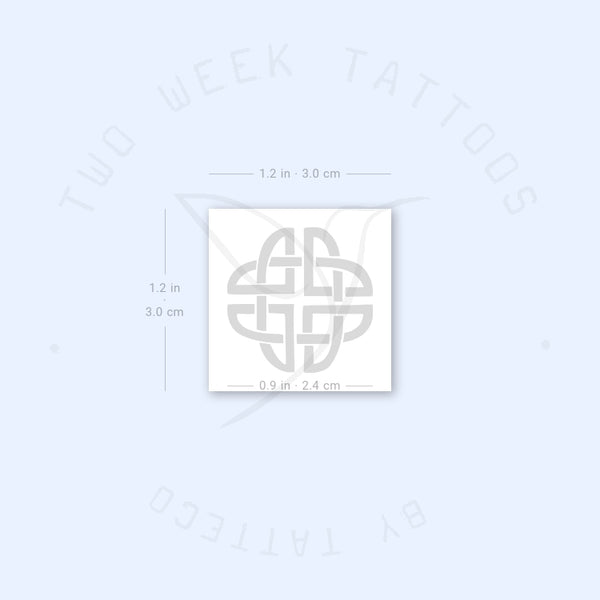 Shield Knot Semi-Permanent Tattoo - Set of 2