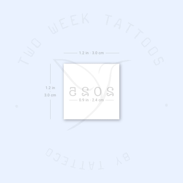 2025 Semi-Permanent Tattoo - Set of 2