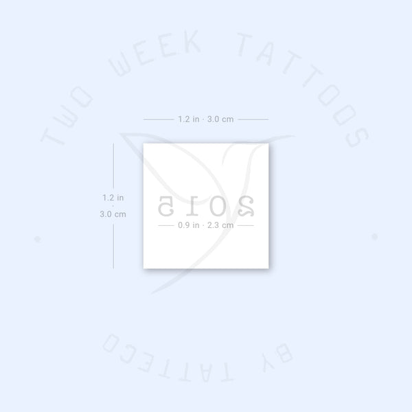 2015 Semi-Permanent Tattoo - Set of 2