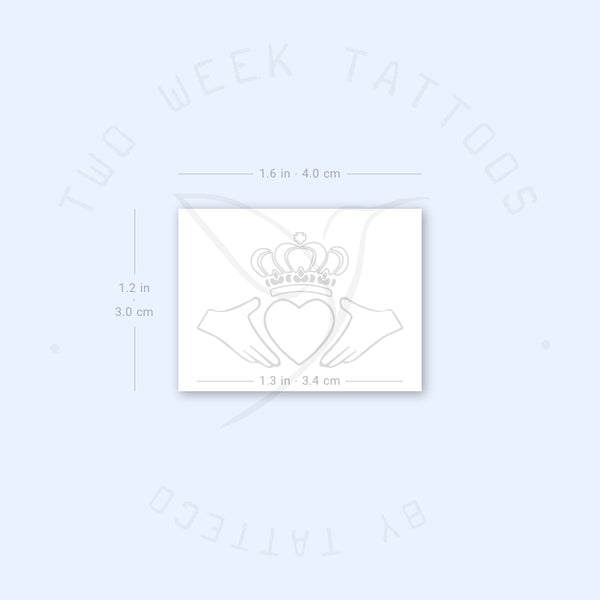 Claddagh Semi-Permanent Tattoo - Set of 2