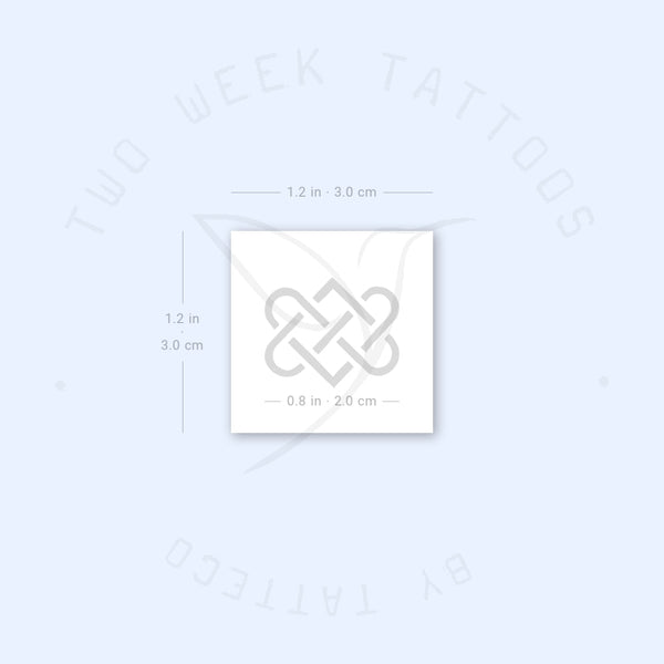 Celtic Love Knot Semi-Permanent Tattoo - Set of 2