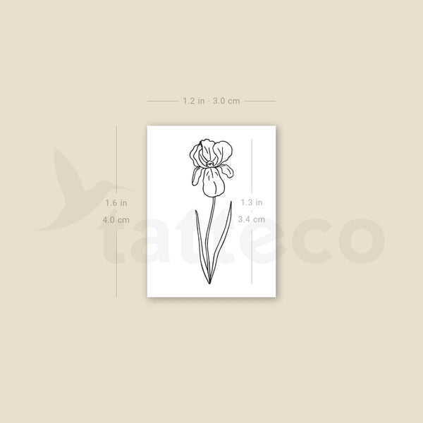 Iris Temporary Tattoo - Set of 3