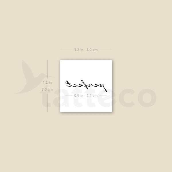 Perfect Temporary Tattoo - Set of 3
