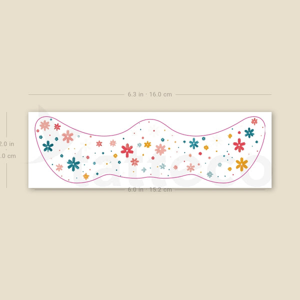 Flower Freckles Temporary Tattoo - Set of 3