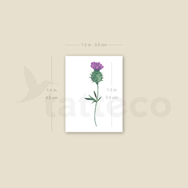 Thistle Temporary Tattoo - Set of 3