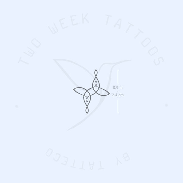 Asymmetrical Family Symbol Semi-Permanent Tattoo - Set of 2