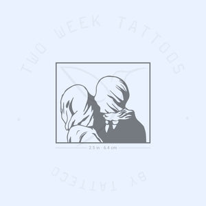 Lovers Magritte Semi-Permanent Tattoo - Set of 2