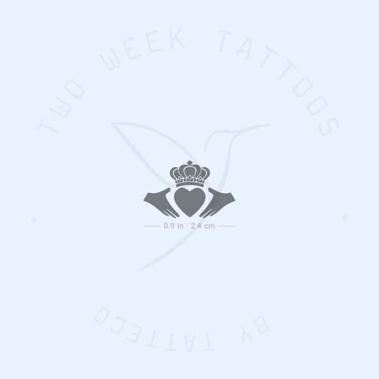 Claddagh Semi-Permanent Tattoo - Set of 2