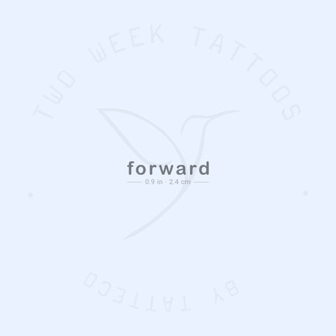 Forward Semi-Permanent Tattoo - Set of 2