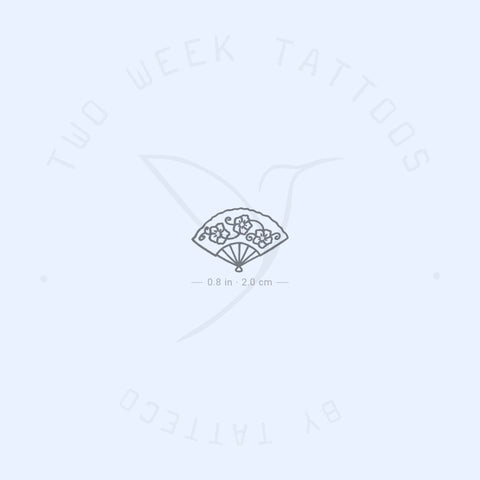 Hand Fan Semi-Permanent Tattoo - Set of 2