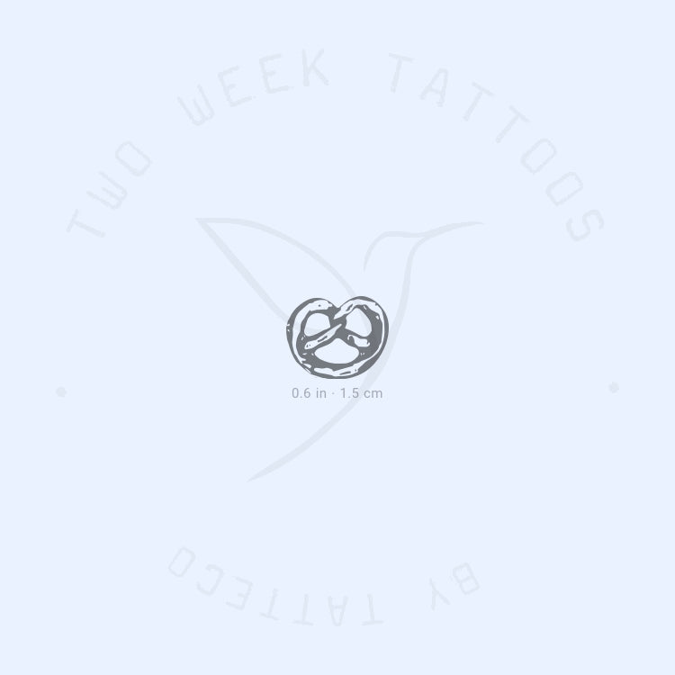 Little Pretzel Semi-Permanent Tattoo - Set of 2