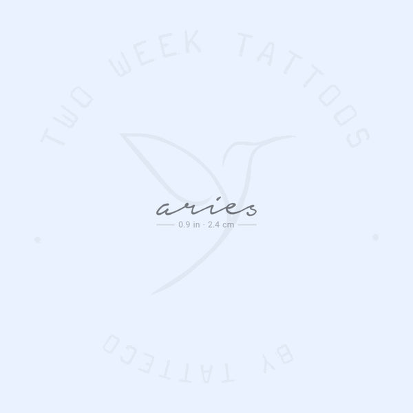 Aries Semi-Permanent Tattoo - Set of 2