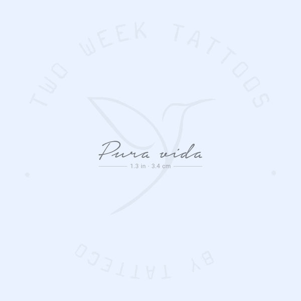 Pura Vida Semi-Permanent Tattoo - Set of 2