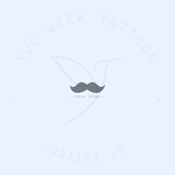 Moustache Semi-Permanent Tattoo - Set of 2