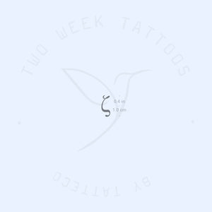 Zeta ζ Semi-Permanent Tattoo - Set of 2