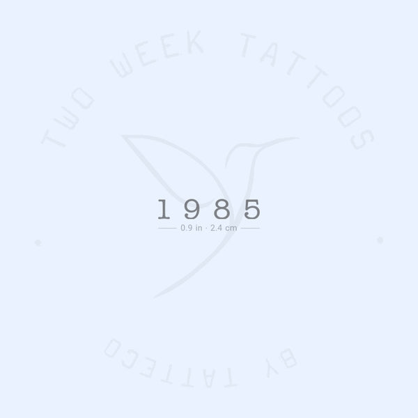 1985 Semi-Permanent Tattoo - Set of 2