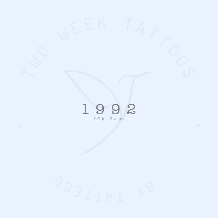 1992 Semi-Permanent Tattoo - Set of 2