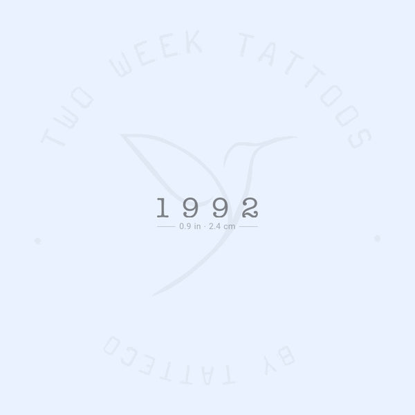 1992 Semi-Permanent Tattoo - Set of 2