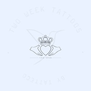 Claddagh Semi-Permanent Tattoo - Set of 2